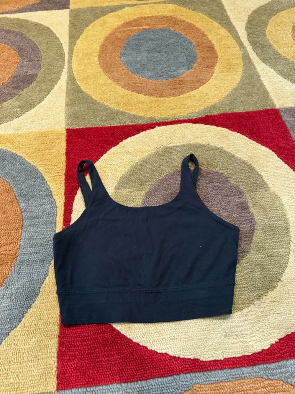 Nike Dri Fit Yoga Luxe Sports Bra Black 
Un-Padded Women’s Size Small